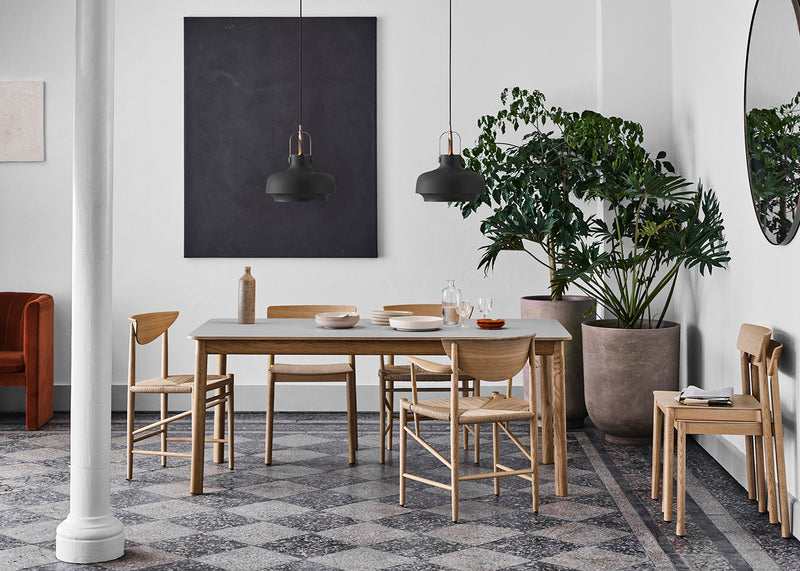 Copenhagen Pendant Light Opal & Bronzed Brass / SC6