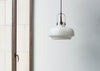 Copenhagen Pendant Light Opal & Bronzed Brass / SC6