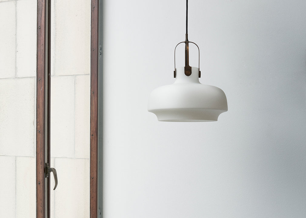 Copenhagen Pendant Light Opal & Bronzed Brass / SC6