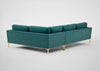 Eton Right Hand Facing Corner Sofa Boucle Fern / Black