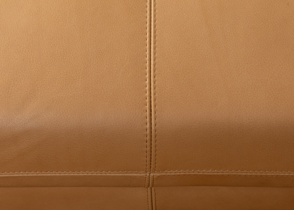 Matera Chaise Lounge Daino Leather Elephant / Black
