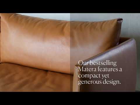 Matera Chaise Lounge Daino Leather Elephant / Black