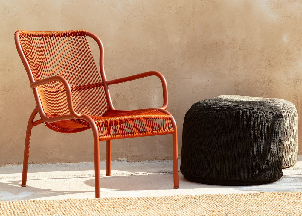 Loop Outdoor Lounge Chair Black