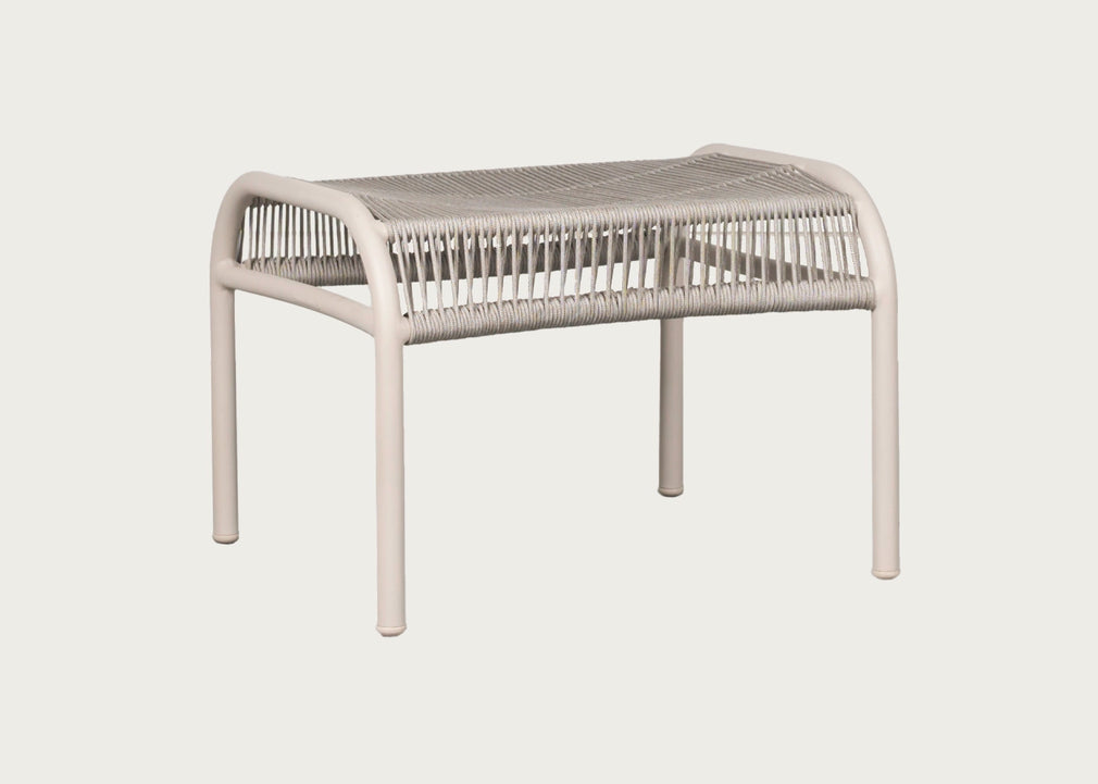 Loop Outdoor Footrest Dune White