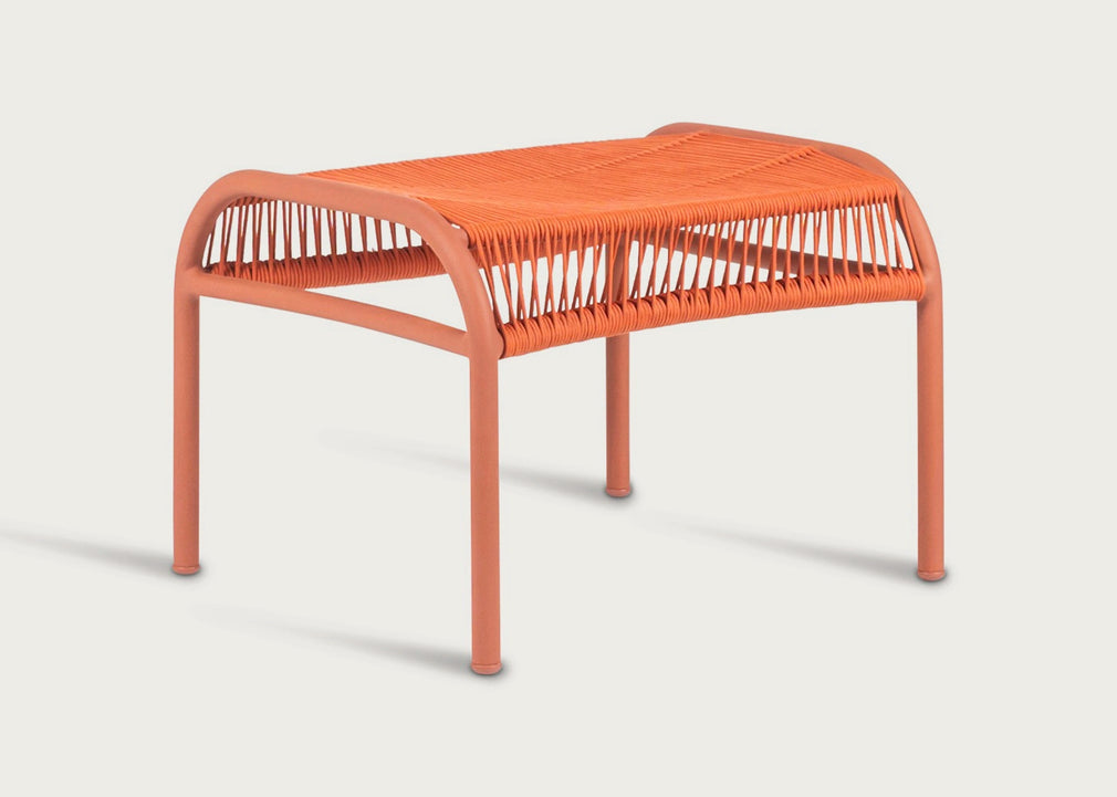 Loop Outdoor Footrest Dune White