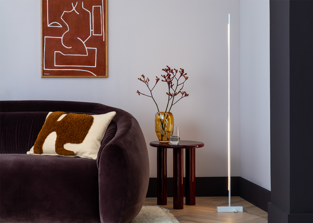 Saber LED Floor Lamp Gold