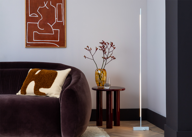 Saber LED Floor Lamp Gold