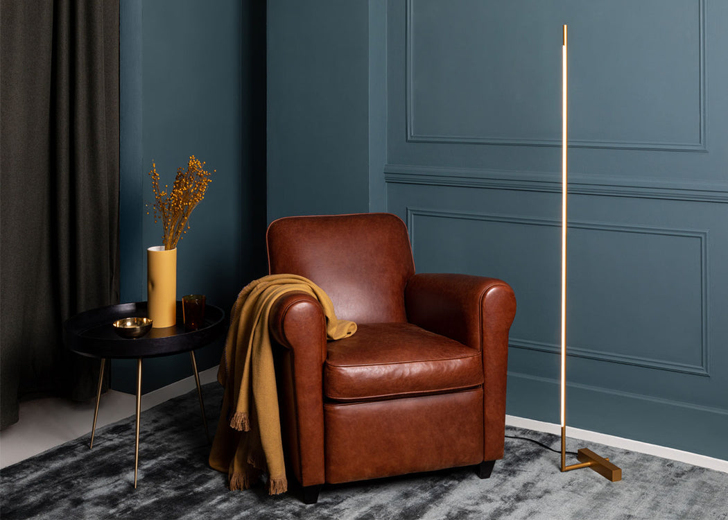 Saber LED Floor Lamp Gold