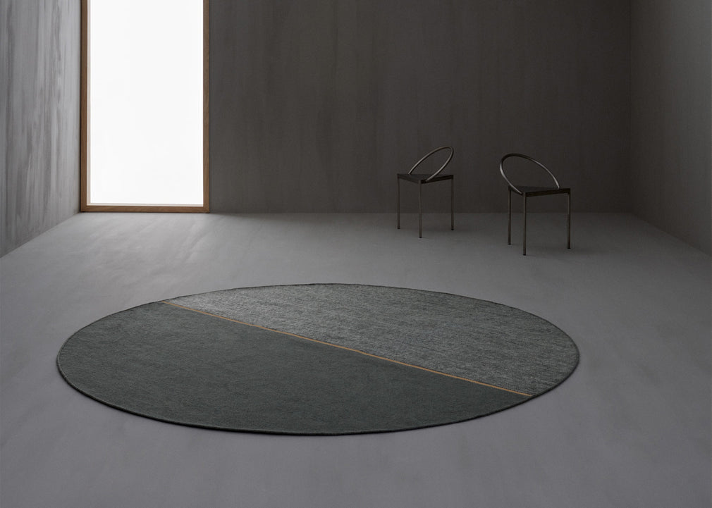 Magnatized Round Rug Green 170cm x 170cm