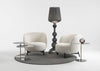 Kabuki LED Floor Lamp Crystal
