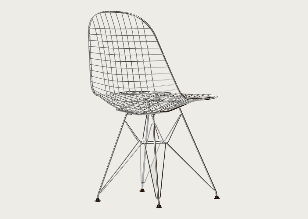 Eames Wire Chair DKR White
