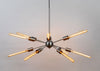Mega Junction Chandelier 12 Arm Chandelier Black