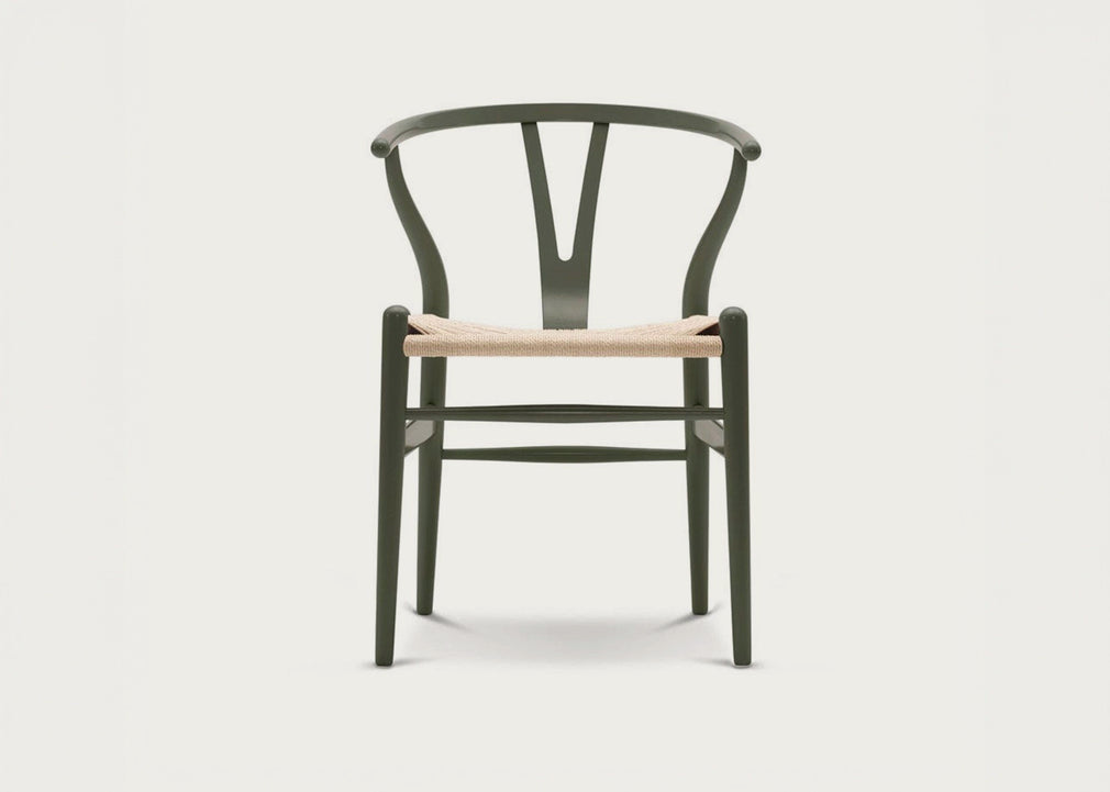 CH24 Wishbone Chair in Soft Colours Soft Orange Red