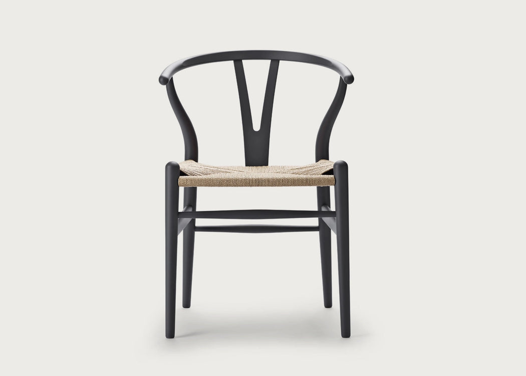 CH24 Wishbone Chair in Soft Colours Soft Orange Red