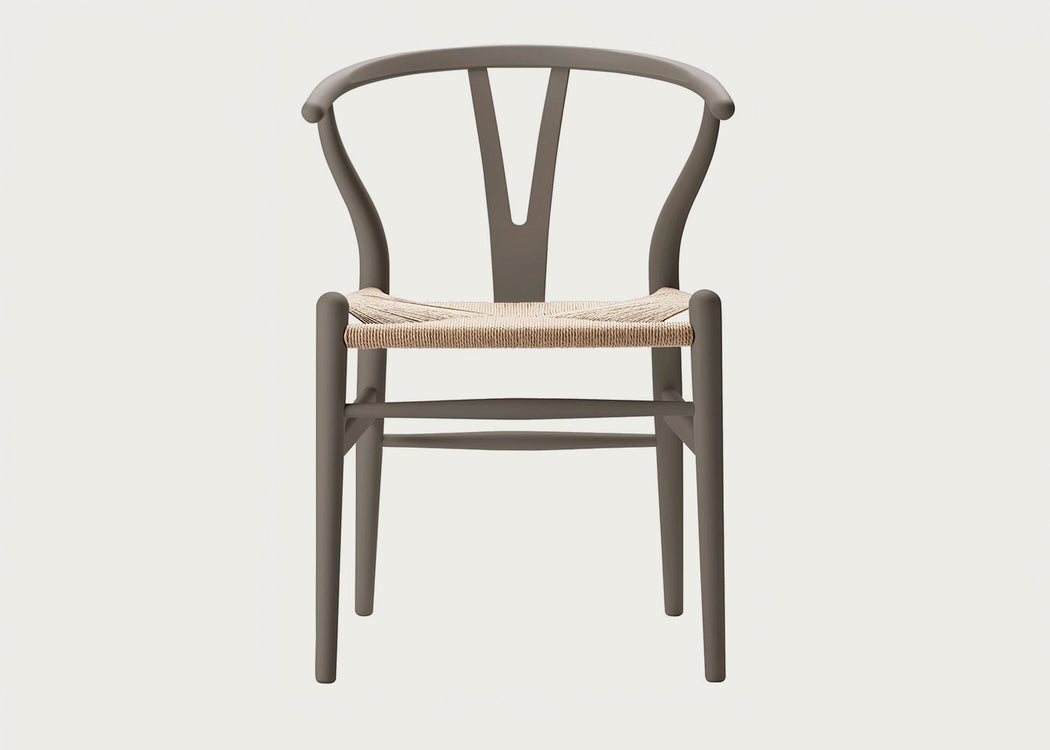 CH24 Wishbone Chair in Soft Colours Soft Orange Red