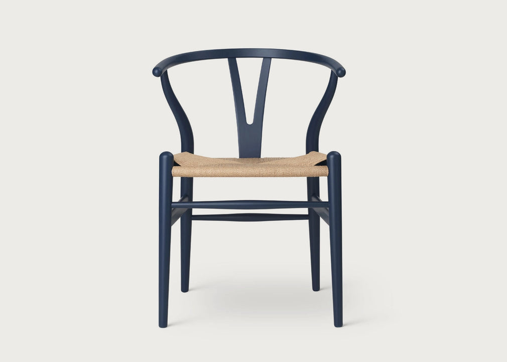 CH24 Wishbone Chair in Soft Colours Soft Orange Red