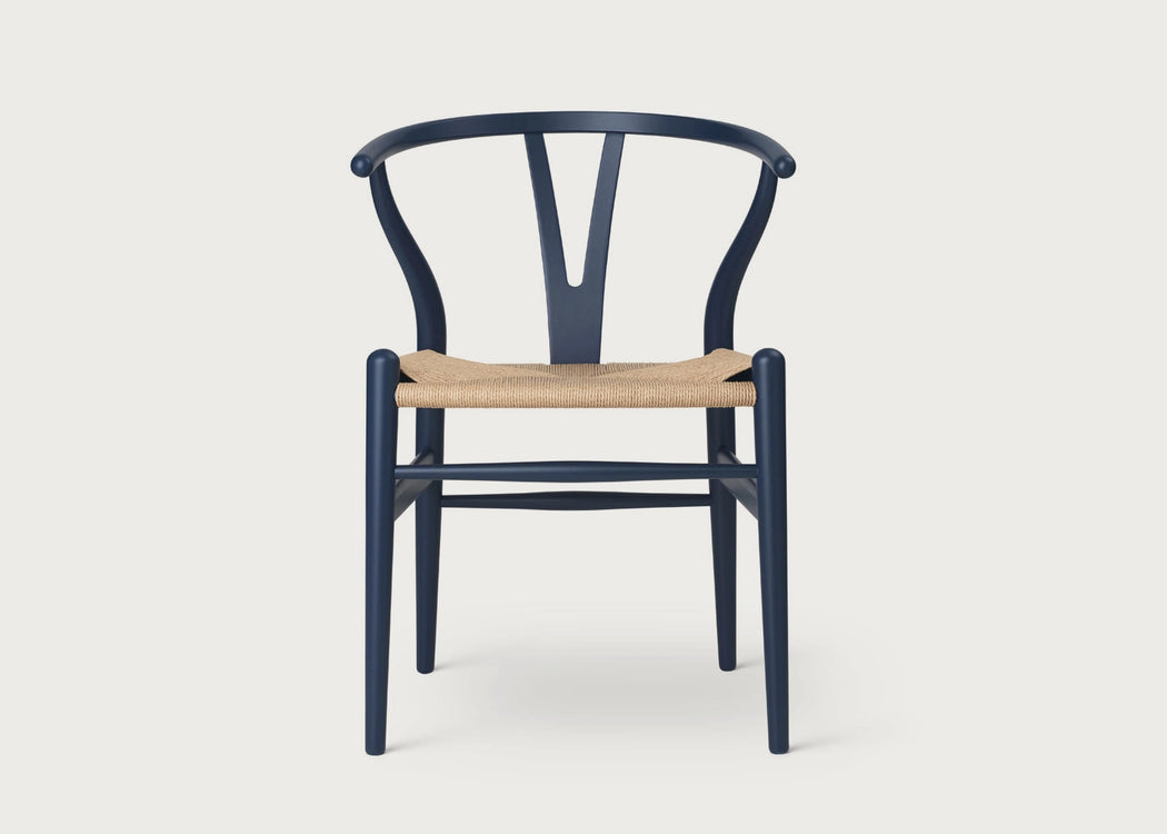 CH24 Wishbone Chair in Soft Colours Soft Orange Red