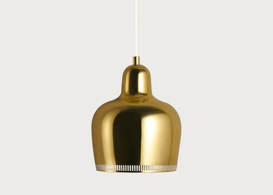A330S Golden Bell Pendant Light Brass
