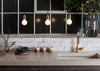 Knuckle Pendant Light Brass