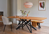 Bespoke Dining Bench Vienna Blonde Oiled Oak / 160cm / Natural Edge