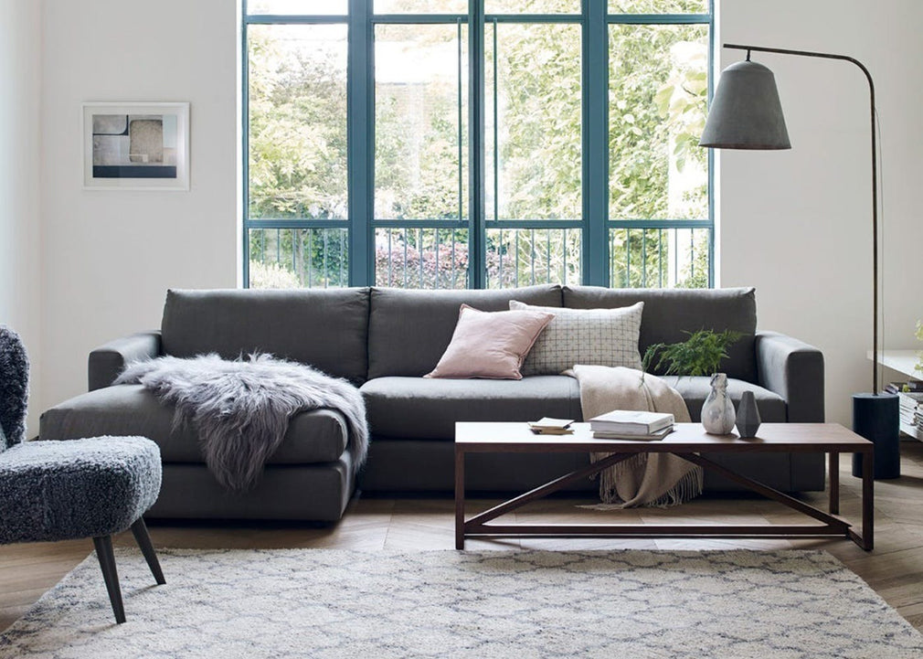 Nimbus II Large Corner Sofa Boucle Fern