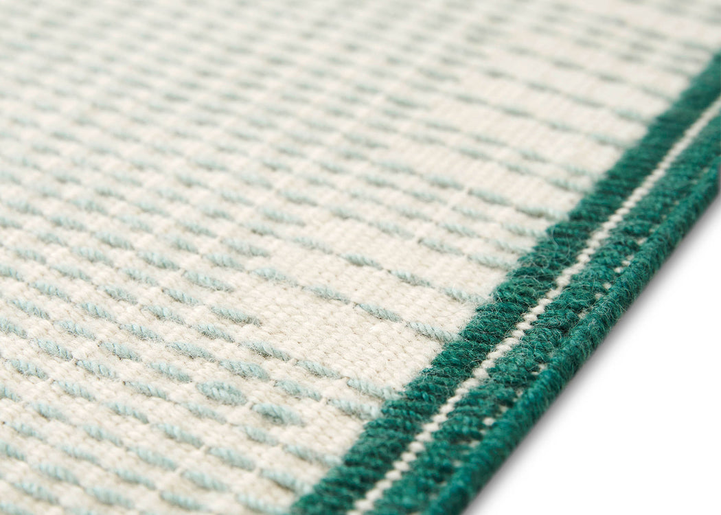 Backstitch Calm Rug Green 170cm x 240cm