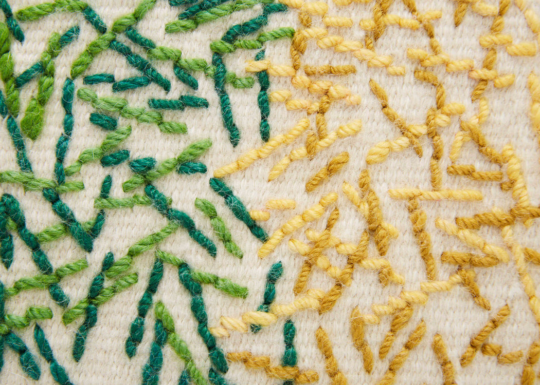 Backstitch Calm Rug Green 170cm x 240cm