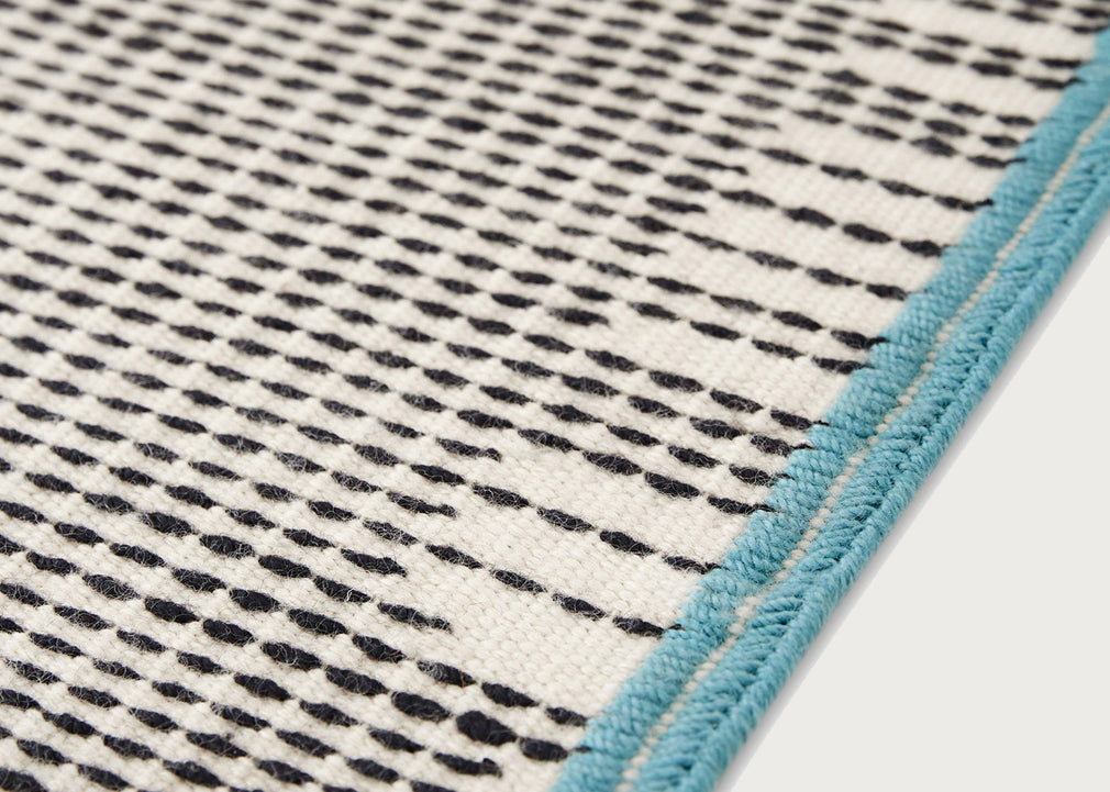 Backstitch Calm Rug Brick Red