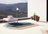 Diamond Kilim Outdoor Rug Nude Petrol 170cm x 220cm