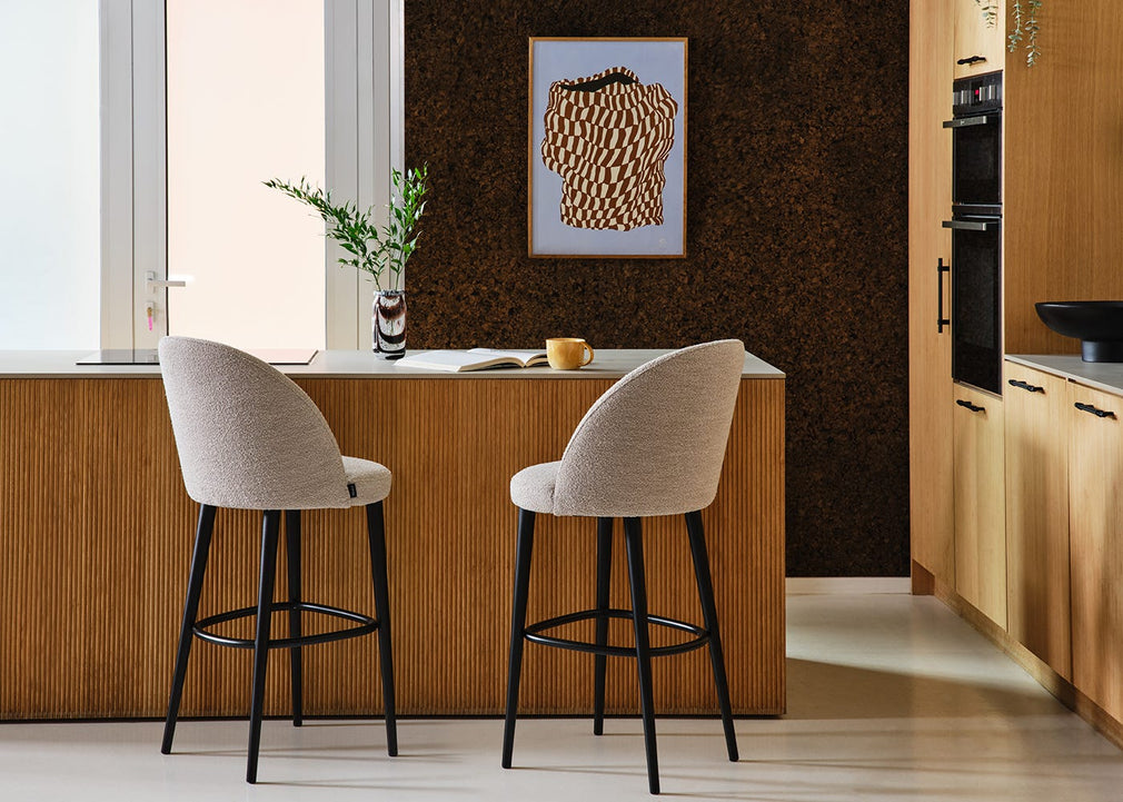 Austen Bar Stool Everest Boucle Natural