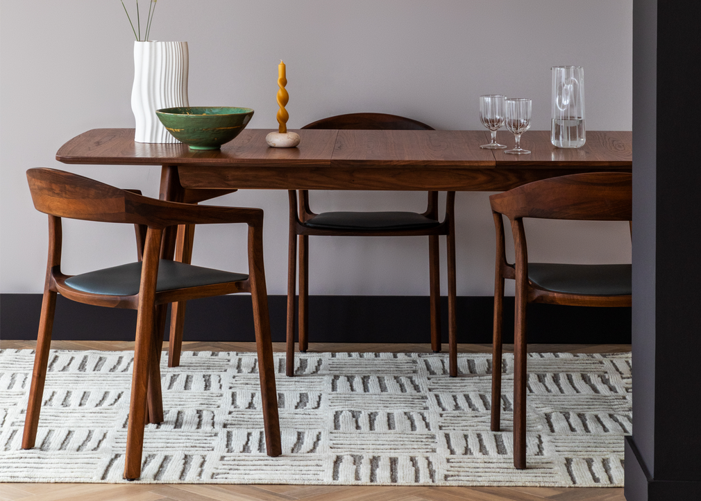 Tara Dining Chair European Walnut / No Upholstery