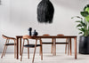 Tara Extending Dining Table 160cm + 1x 55cm extension / Oak