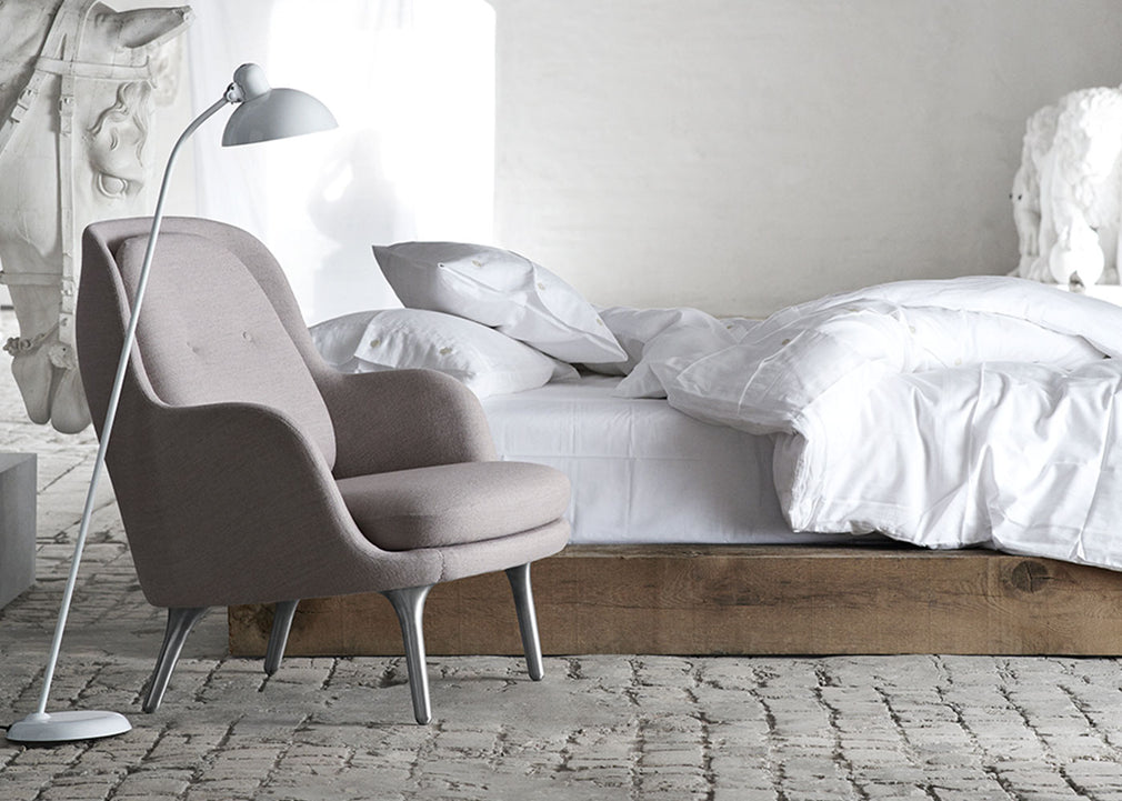 Fri Lounge Chair Christianhavn Yellow 110 / Aluminium
