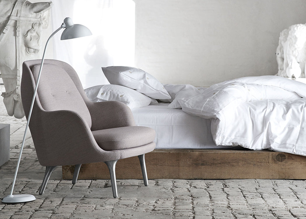 Fri Lounge Chair Christianhavn Yellow 110 / Aluminium