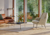 Fri Lounge Chair Christianhavn Yellow 110 / Aluminium