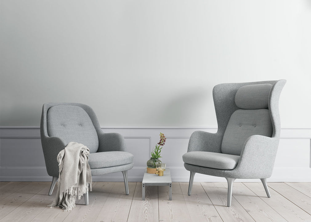 Fri Lounge Chair Christianhavn Yellow 110 / Aluminium