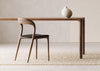 Neva Light Chair Natural Oiled Walnut / Zenith Leather Black 9024