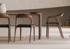 Neva Light Chair Natural Oiled Walnut / Zenith Leather Black 9024