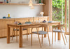 Neva Dining Chair Natural Oiled Walnut / No Upholstery
