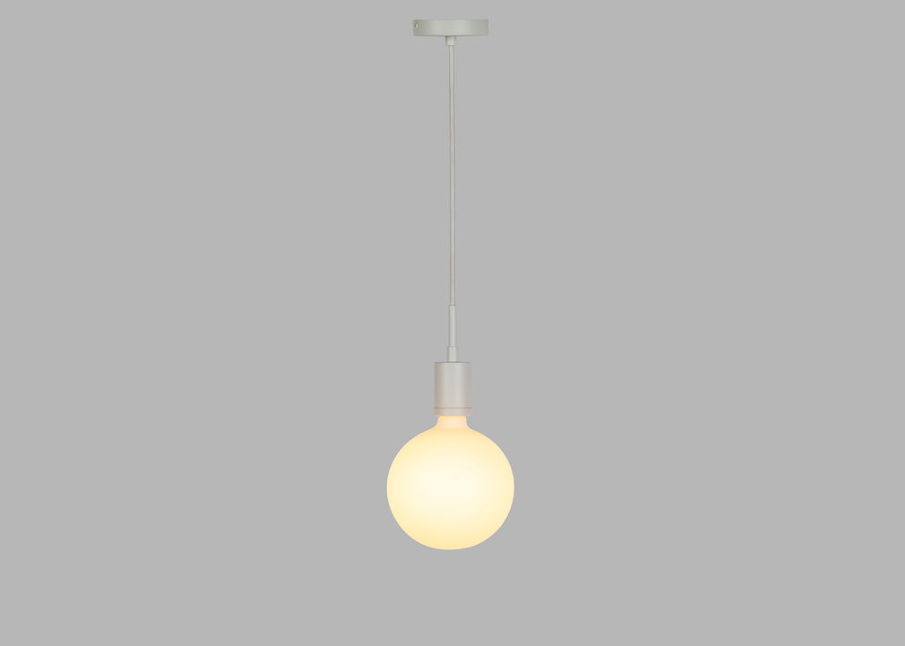 Bolt Metal Pendant Shade Holder White