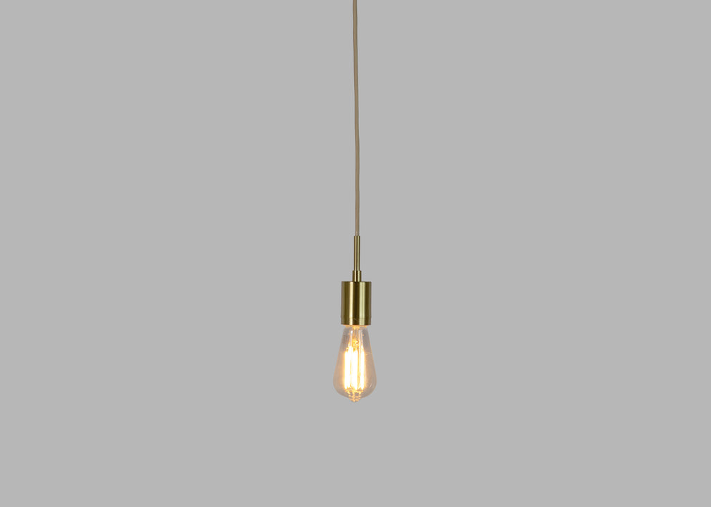 Bolt Metal Pendant Shade Holder White