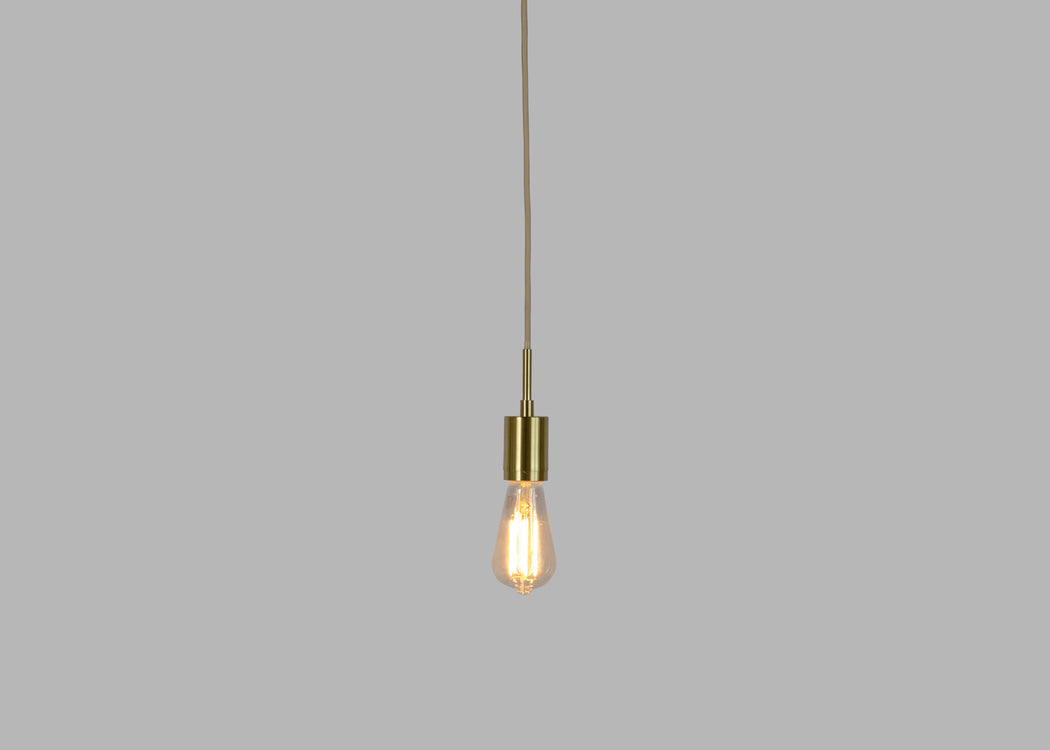 Bolt Metal Pendant Shade Holder White