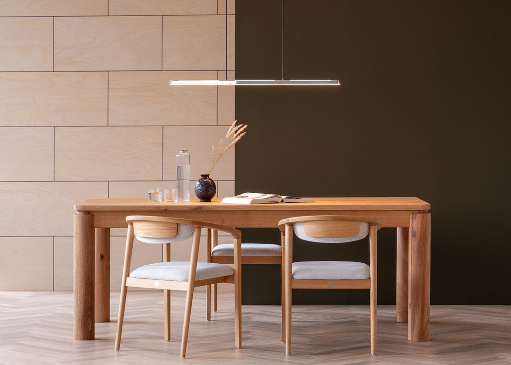 Linear LED Pendant Light Bronze