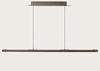 Linear LED Pendant Light Bronze