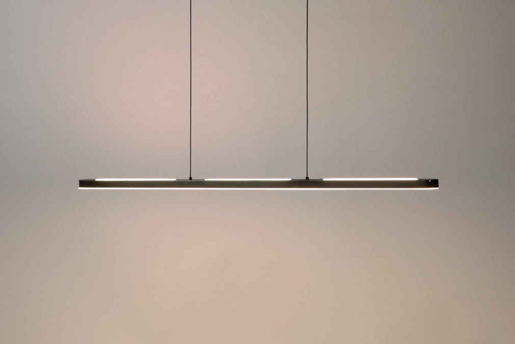 Linear LED Pendant Light Bronze