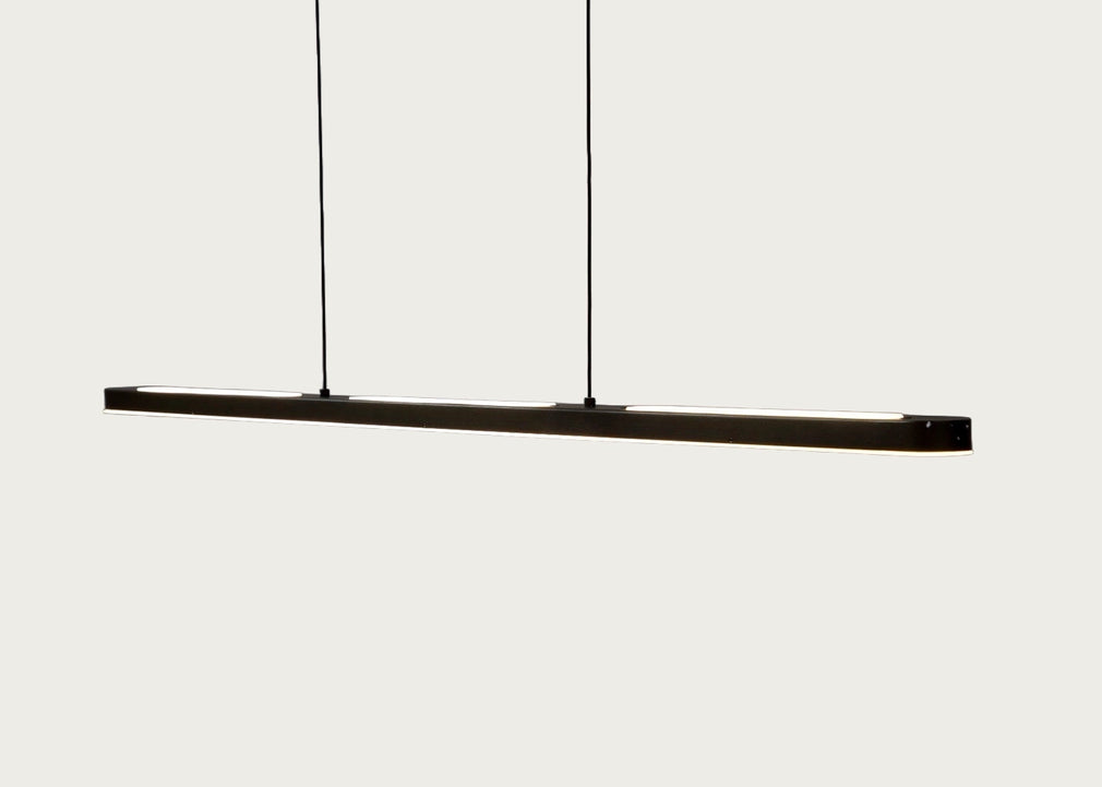 Linear LED Pendant Light Bronze