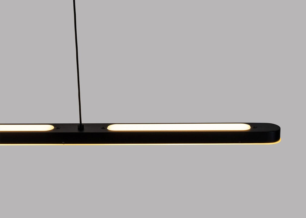Linear LED Pendant Light Bronze