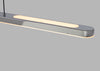 Linear LED Pendant Light Bronze