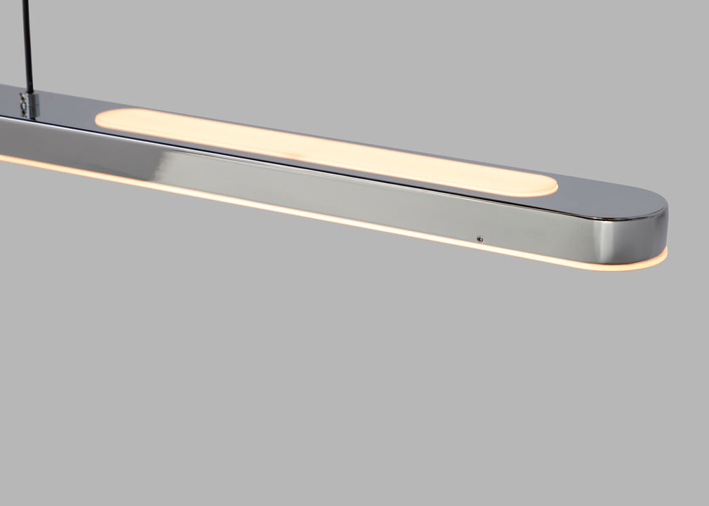 Linear LED Pendant Light Bronze