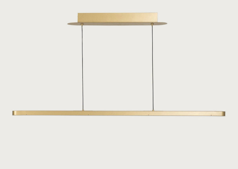 Linear LED Pendant Light Bronze